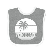Inktastic Vero Beach Florida Vacation Boys or Girls Baby Bib