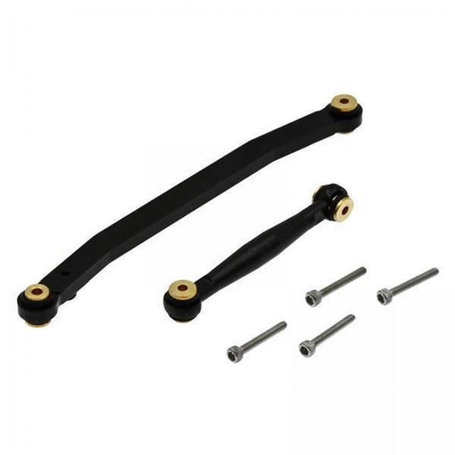 Enlaces de varilla de dirección de coche RC,Enlaces de de varilla de dirección de aluminio de alto ajuste,Escala 1:24 RC Hobby Model Car DIY Accesorios,1/24 Piezas de repuesto para