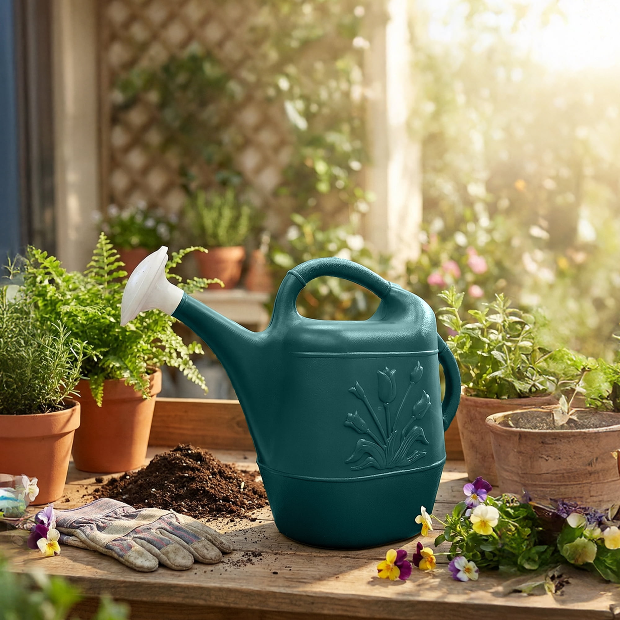 Union Products 2 Gal. Watering Can - Hunter Green