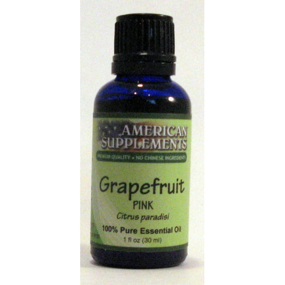 Grapefruit (Pink) Essential Oil American Supplements 1 oz Oil
