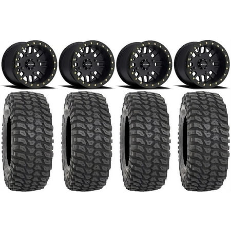 Method 406 Beadlock 14 Wheels Black 30 XCR350 Tires Polaris RZR XP 1000 / PRO XP / Ranger XP 900/1000