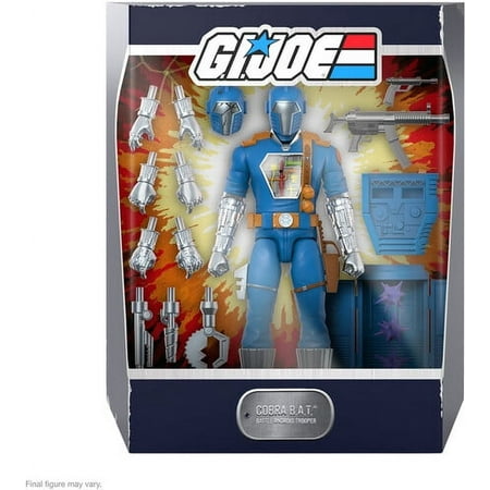 Super7 G.I. Joe Cobra B.A.T. Teen Action Figures, 9.75 x 8.45 x 3.40 in Plastic, 2.49 lb