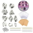 thumbnail image 3 of justharion 24x Polymer Clay Cutter Stainless Steel DIY Earring Tool Cutting Mold, 3 of 9
