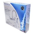 thumbnail image 4 of Phoenix Faucet PF231402 Used For Kitchen; Single Piece 8 Inch Deck Mount; 9 Inch Hi-Arc Spout; 2 Lever Handle; Brushed Nickel Plated/Plastic Polymer Infused With Powdered Metal Underbody, 4 of 5