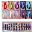 thumbnail image 1 of Gel Plauva para ojos de gato, tamaño mediano, 240 unidades, de Press on Nails, 1 of 6
