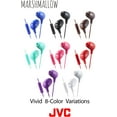 JVC HAFX38MB Marshmallow InnerEar Headphones with Microphone (Black