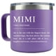 thumbnail image 1 of Taza LEIOH Mimi de acero inoxidable morado de 14 onzas, 1 of 5