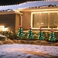 thumbnail image 1 of Solar Powered Outdoor Christmas Tree Light with LED Decorations for Garden and Lawn Holiday Display, 1 of 6