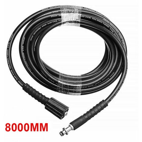 Manguera De Alta Presión 40MPa/5800PSI Para Hidrolavadoras Karcher K2, K3, K4, K5 | 6 Metros De Longitud | Goma Resistente Y Duradera