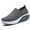 Gray, variant on Willtoo Women Orthopedic Sneakers Walking Shoes,Mesh Breathable Arch Support Slip-on Light Air Cushion Orthopedic Sneakers Diabetic Shoes