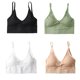 thumbnail image 1 of ZXYOUPING 4 PCS Sujetador De Copa Completa Lencería De Talla Grande Para Las Mujeres Belleza Espalda Delantera Ropa Interior Deportiva 3 En 1 Push Up Corsé, 1 of 4