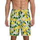 thumbnail image 1 of Balery Lemon1 Pantalones cortos de pijama de punto de algodón para hombre con cinturilla y bolsillos-4X-Large, 1 of 6