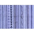 thumbnail image 1 of Ahgly Company Machine Washable Indoor Rectangle Abstract Blue Modern Area Rugs, 8' x 10', 1 of 4