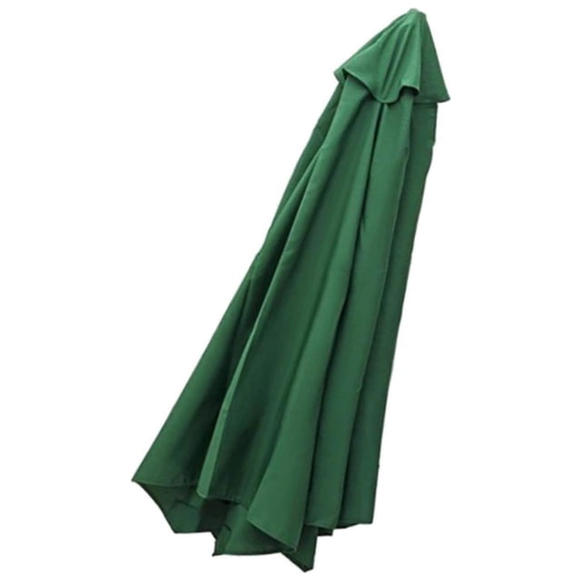 Fabric Parasol Canopy Cover Garden Umbrella Covers 2 meter Top Replacement Replacement Garden 6 Rib Green