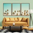 thumbnail image 3 of IDEA4WALL 3 Piece Canvas Wall Art Tropical Palm Trees Canvas Prints Framed Wall Art Decor, 3 of 4