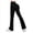 4# Black, variant on Women Workout Flare Leggings with Pockets Hidden Scrunch High Waisted Cargo Gym Yoga No Front Seam Leggings Gray S