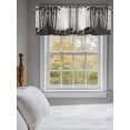 thumbnail image 3 of Forest Bear Valances for Windows Black Animals Silhouette Family Natural Rod Pocket Curtains Valance Short Window Treatment Drapes for Living Room, Bedroom Bathroom 42"&nbsp;W x 12" L, 3 of 5