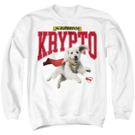 Superman 2025 Krypto College Unisex Adult Crewneck Sweatshirt