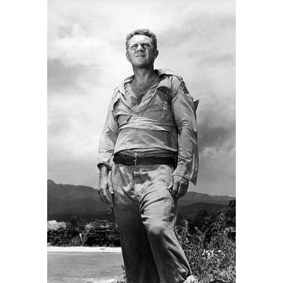 Steve McQueen in Papillon 24x36 Poster