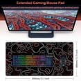 thumbnail image 2 of Gaming Mouse Pad, Topographic Contour Mouse Pad 31.5x15.7inch Large Extended Computer Mouse Mat Keyboard Full Desk Mousepad for Gaming, Office, Home, 2 of 6