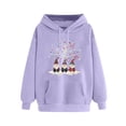 thumbnail image 5 of FDGIU 2025 Women's Cozy Fleece Christmas Hoodie - Cute Holiday Print Hooded Pullover, Ugly Xmas Loose Fit Top, 5 of 5
