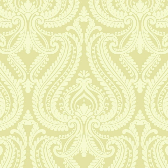 Beacon House Imperial Green Modern Damask Wallpaper