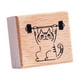 thumbnail image 5 of Sello de madera con forma de gato, tamaño pequeño, de 0,2 pulgadas, para manualidades y envíos por correo. Aptitud física, 5 of 9