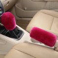 thumbnail image 1 of 2Pcs Car Handbrake Grip Covers Gear Shift Knob Cover Handle Plush Sleeve Winter Soft Warm Hand Brake, 1 of 7