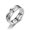 Diamond HISQUEEN, variant on His And Hers Crowned Rings Stainless Steel Couple Wedding Bands Platinum Inlaid Gem European American Matching