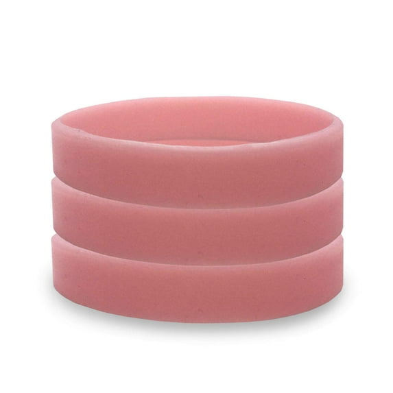 Kinven Glowing Silicone Bracelet Mosquito Repellent - 3 Packs (Pink) 