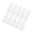 thumbnail image 3 of Mobutofu 25Pcs Clear Acrylic Keyring Photo Frame Easy to Find Keys for Giving, 3 of 8