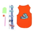 thumbnail image 1 of Dog Tshirt Cute Soft Breathable Animal Patterned Puppy Clothes with Rhinestones for Pets Decoration ProtectionOrange M, 1 of 14