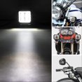 thumbnail image 4 of 20 W 6500K LED Square Light Bar Spotlight DRL Angel Eyes Side Positioning Fog Lights for Trucks Off Road SUV ATV Yellow Aperture, 4 of 5