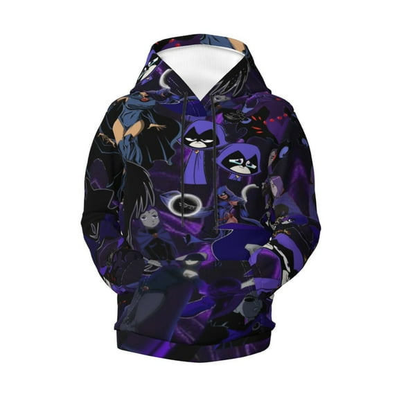 Kids Teen Titans Go Pullover Hoodie Realistic 3d Print Graphic Hooded Sweatshirts With Drawstring