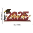 thumbnail image 2 of HLONK 2025 Graduation Season Decoration Grad Party Decor Graduation Party Grad Party Table Wood Sign Holiday Decorations for Home Festival Decor, 2 of 6