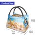 thumbnail image 2 of Easygdp Beach Starfish Shell Bolsa de Almuerzo Insulada Reutilizable, Bolsa de Mano y Bandolera para Oficina, Trabajo, Viajes, 2 of 6