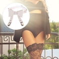 thumbnail image 3 of KAKOWELY Arnés de pierna ajustable y sexy con lazo, liguero con aro para el muslo y clip para mujeres y niñas., 3 of 5