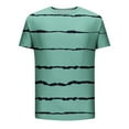 thumbnail image 5 of Maean Big and Tall Shirts for Mens Short Sleeve Crewneck Striped Tshirts Summer Casual Tee Tops, 5 of 5
