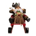 thumbnail image 2 of Kurt Adler 26 Inch Kringles Santa On Sled Christmas Decor Figurine, 2 of 8