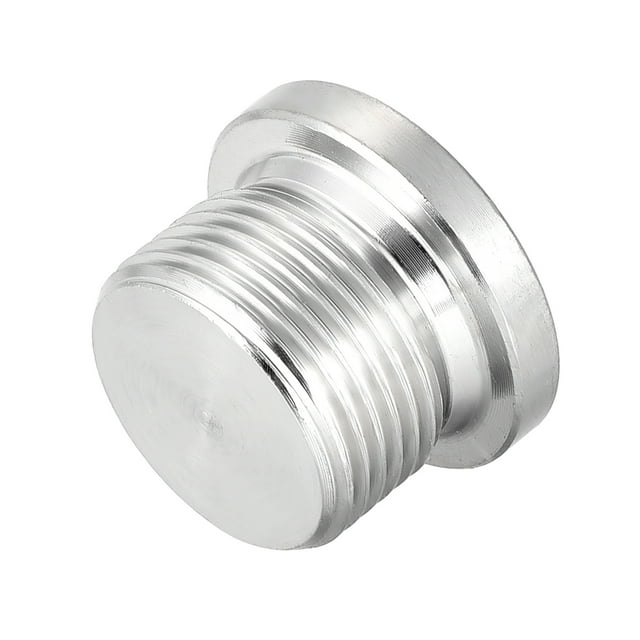 Tapón ciego de cabeza hexagonal interna con brida - M22 x 1.5 Conexión de tubo de acero inoxidable