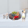 thumbnail image 3 of kusrkot Jouets Miniatures Modèle 1:64 pour Personnes Modèle en Résine pour Jardin Féerique Table de Sable, 3 of 8