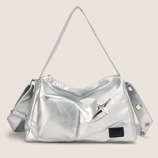 Bolso de hombro para mujer Fernando plata Tote de hombro bajo el brazo