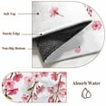 thumbnail image 6 of Butterfly Flower Area Rugs 6'x9', Washable Small Throw Rugs for Kitchen Dining room, Watercolor Farmhouse Country Pink Floral Indoor Outdoor Rug Non-Slip Low Pile Carpet Runner Reversible Floor Mats, 6 of 8