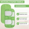 thumbnail image 5 of 2PCS Wet/Dry Flat Mop Cloth Microfiber Floor Mop Replacement for Sweeper Machine Washable Easy to Re, 5 of 5