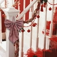 thumbnail image 5 of Extra Large Festive Bow with Flowing Ribbon for Door Hanging Ornament and Home Décor, 5 of 6