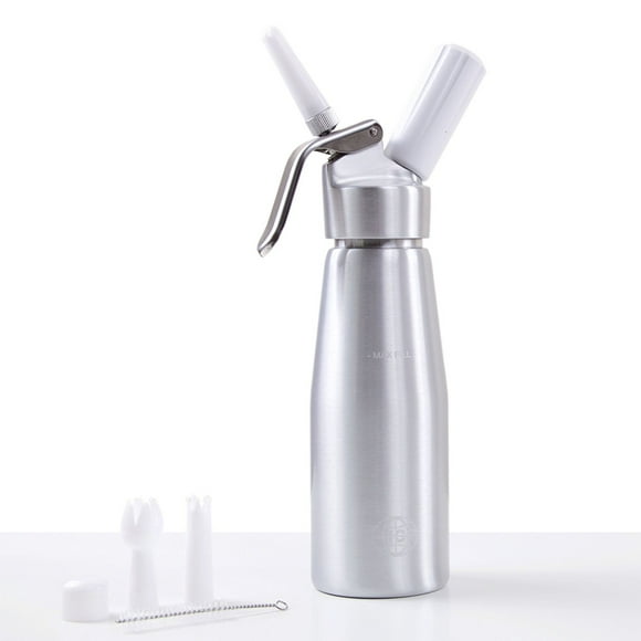 Impeccable Culinary Objects (ICO) Professional Aluminum Cream Whipper, 500ml, Silver