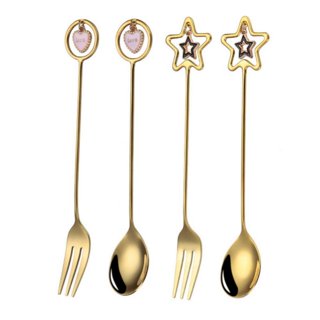 3pc Star Wars Lightsaber Flatware Set Fork Knife Spoon Disney ThinkGeek for  sale online