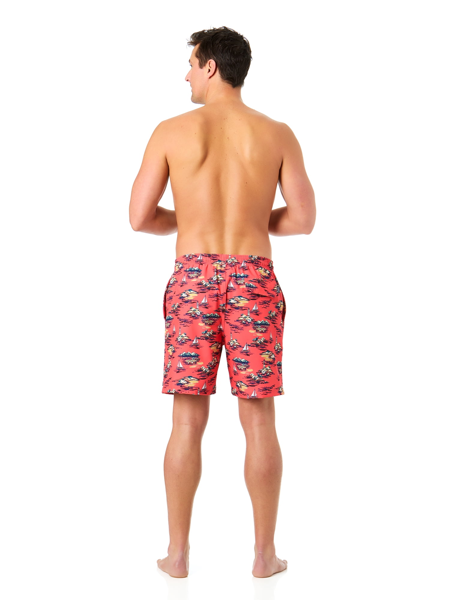 Chaps Mens Swim Trunks, 7" Inseam, Sizes S-3XL