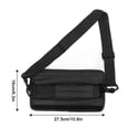 thumbnail image 5 of Yajisi Portable Mini Golf Club Bag – Lightweight, 3‑5 Pole Capacity, Comfortable Handheld & Shoulder Strap, Strong Hook‑Loop Fastener, Durable Nylon Buckles – Black, 5 of 9