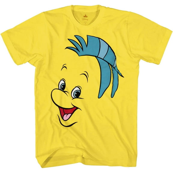 The Little Mermaid Flounder Face T-Shirt